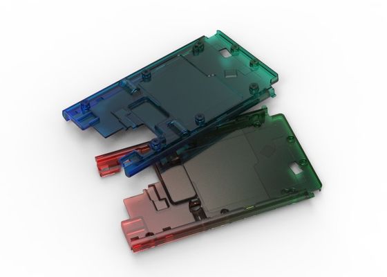 OEM / ODM ： Cold Runner Injection Molding & Transparent On-board Upper Bracket (1*2) No.23913