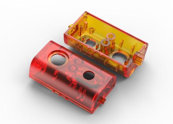 OEM / ODM : Custom Precision Machining Molds / Transparent glasses camera housing+bracket (1+1)  No.23055