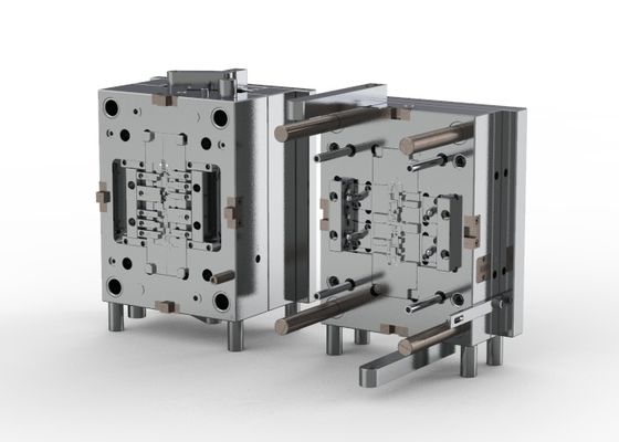 OEM / ODM ：Precision Machining Molds / Transparent glasses middle bracket (1*2) No.23058