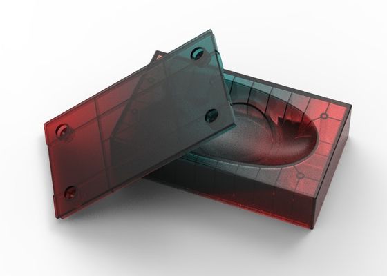 OEM /ODM ：Consumer Electronics Molds / Transparent Beauty Instrument Base (1*8) No.24312