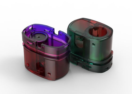 OEM / ODM ： Hot Runner Injection Molding & Transparent E-Cigarette Heating Cover (1*2) No.24184