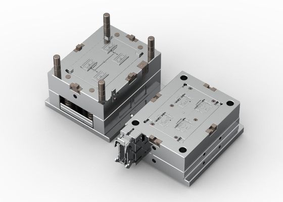 OEM / ODM ： Multi Cavity Injection Mold & Transparent On-board Motor Bracket (1*4) No.23911