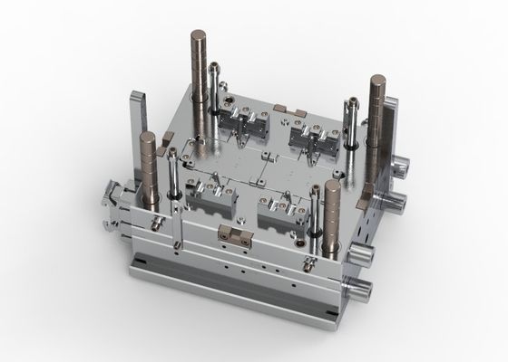 OEM / ODM ： Multi Cavity Injection Mold & Transparent On-board Universal Joint Ball Head (1*4) No.24118-B