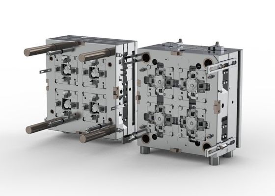 OEM / ODM ： Multi Cavity Injection Mold & Transparent On-board Universal Joint Base (1*4) No.23910