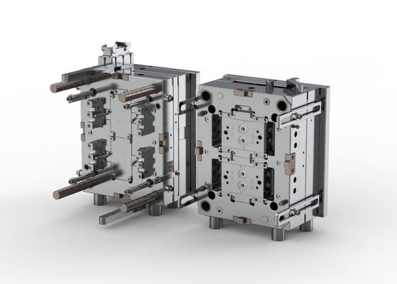 OEM / ODM ： Multi Cavity Injection Mold & Transparent On-board Universal Joint Ball Head (1*4) No.24118-B
