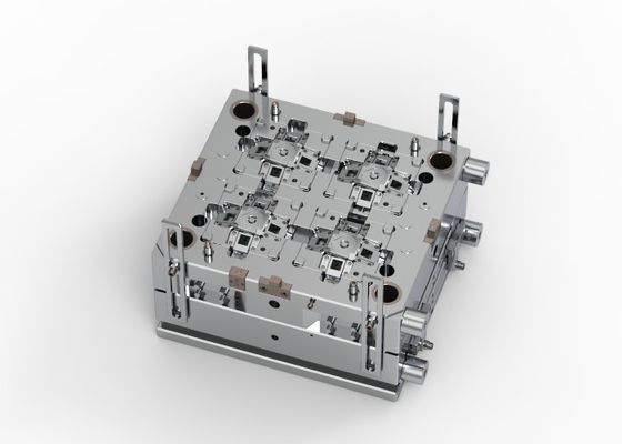 OEM / ODM ： Multi Cavity Injection Mold & Transparent On-board Universal Joint Base (1*4) No.23910