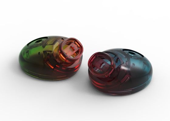 Transparent Earphone Left Front Shell (1*4) / Hot Runner / Three Plate No.24205