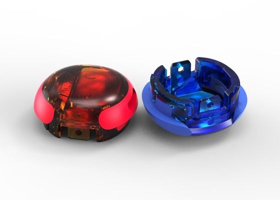 OEM / ODM ： Precision Injection Molding & Transparent Earphone Terminal (1*8) No.23570-B