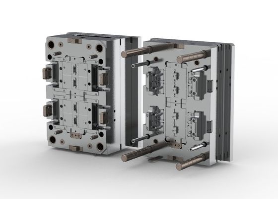 OEM / ODM ： Precision Injection Molding & Transparent earphone charging box bracket (1*4) No.24201