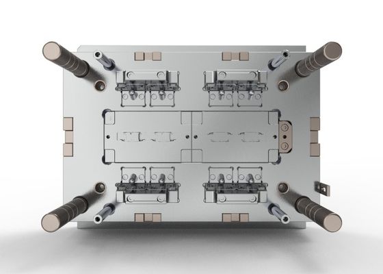 OEM / ODM ： Precision Injection Molding & Transparent earphone charging box bracket (1*4) No.24201