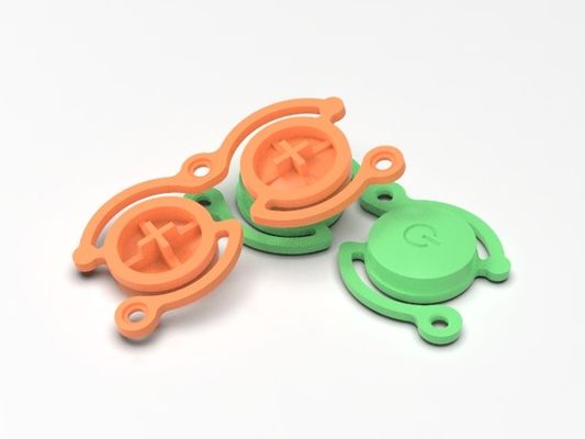 Button (1*4) / Cold runner / Three-plates mold No.24671
