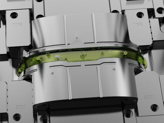 OEM / ODM ： Cold Runner Injection Molding & Transparent Glasses Inner Housing (1*1) No.23057