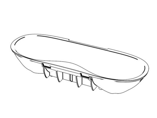 OEM / ODM ： Precision Injection Molding & Upper Inner Cover for Earphone Charging Box No.24196