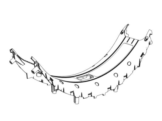 OEM / ODM ABS Injection Molding Front Housing (1*1) No.22724-C