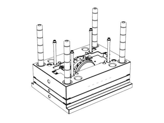 OEM / ODM ABS Injection Molding Transparent Front Housing (1*1) No.22724-C