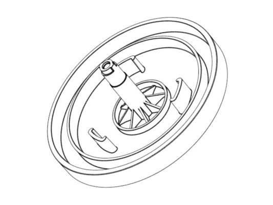 OEM / ODM : Custom consumer electronics molds / P0A Transparent Adjusting Knob  No.22726