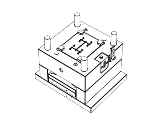 POA Transparent Knob Tail Cap (1*8) No.22727-C ABS Injection Molding