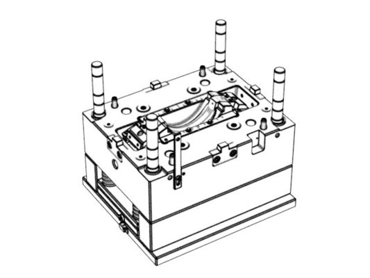 OEM / ODM ： ABS Injection Molding & POA Rear Pad (1*1) No.22729-B