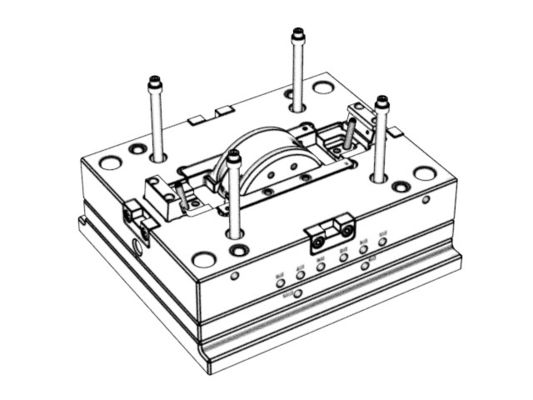 OEM / ODM ： ABS Injection Molding & POA Transparent Rear Pad (1*1) No.22729