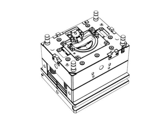 OEM / ODM Single Cavity Injection Mold Transparent POA Rear Pad 1*1 No 22730-C