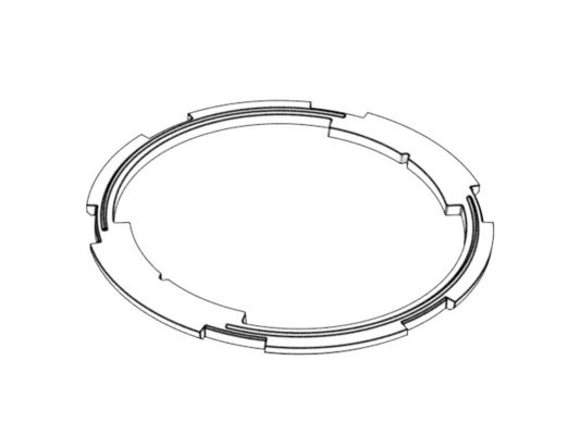 OEM / ODM ： ABS Injection Molding & VR Rear Shell Ring 1*2 No 22731-B