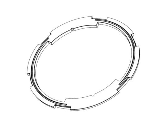 OEM / ODM ： ABS Injection Molding & Transparent VR Rear Shell Ring 1*2 No 22731-B