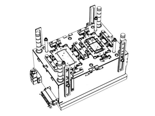 Front Housing (1*2) / hot runner turns to cold runner / Three-plates mold No.21774