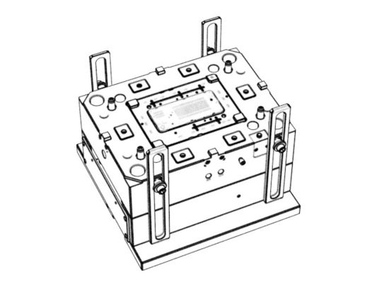 OEM / ODM ： Precision Injection Molding & Transparent Battery Cover No.21776-B