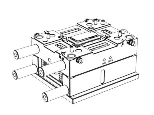 OEM / ODM ： Insert Injection Molding & Middle Frame (1*1) No.22448-B