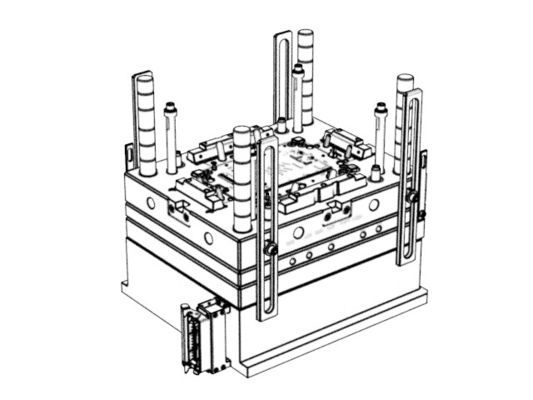 OEM / ODM ： Hot Runner Injection Molding & Flat Front Shell (1*1) No.23603