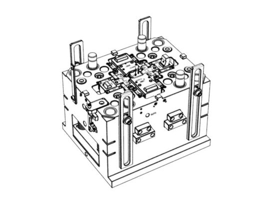 Front Housing / Cold runner / Three-plates mold No.22398