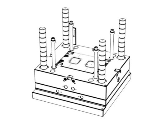 OEM / ODM：Custom consumer electronics molds / Transparent Front Housing Trim of Smartwatch No.22400