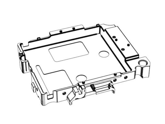 Smartwatch Middle Frame Bracket (1*2) / Cold runner / Three-plates mold No.22401