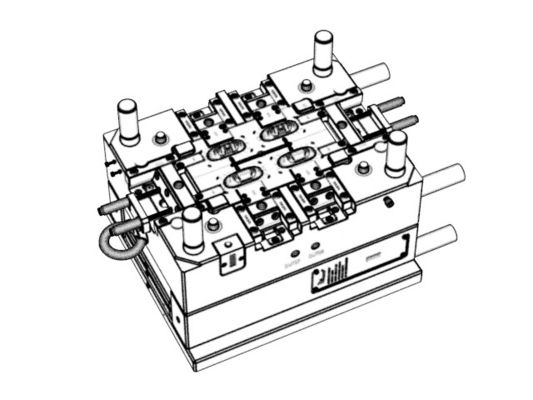 OEM / ODM ： Precision Injection Molding & Headphone Charging Box Upper Cover No.24195