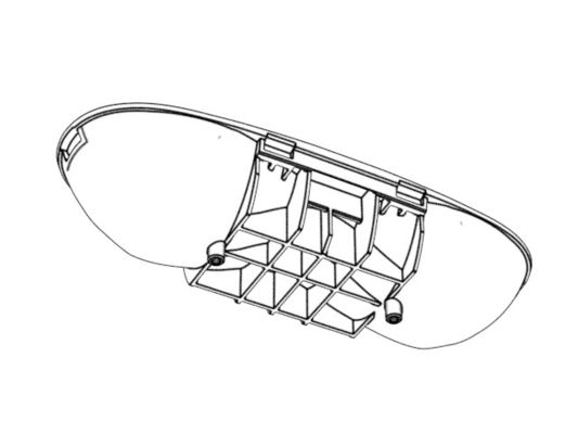 OEM / ODM ： Precision Injection Molding & Earphone Charging Box Upper Inner Cover 1x4 No.24196-B