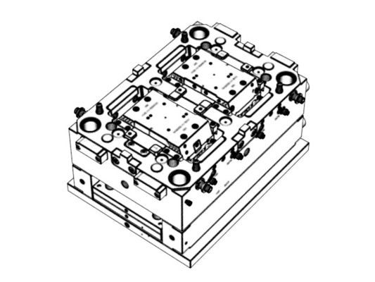 OEM / ODM ： Precision Injection Molding & Headphone Charging Box Lower Cover (1*2) No.24197