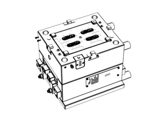 OEM / ODM ： Precision Injection Molding & Lower inner cover of transparent earphone charging box No.24198