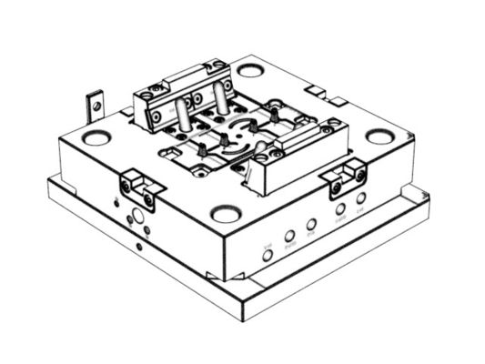 OEM / ODM ： Precision Injection Molding & Transparent earphone charging box left bracket (1*4) No.24199