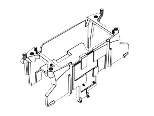 OEM / ODM ： Precision Injection Molding & Earphone charging box bracket (1*4) No.24201