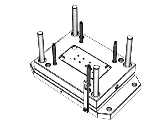 OEM / ODM ： Precision Injection Molding & Headset Charging Box Button (1*8) No.24202 & 24203