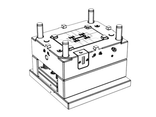 OEM / ODM Consumer Electronics Molds / Headset Charging Box Light Guide (1*16)   No.24204