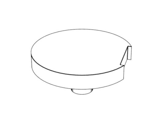 OEM/ODM Custom Consumer Electronics Molds / Inner bracket of left rear cover of transparent earphone (1*8)  No.24213