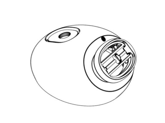 OEM / ODM ：Consumer Electronics Molds / Earphone left front shell (1*4) No.24205