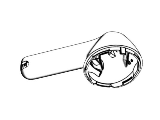 Earphone left middle shell / Cold runner / Three-plates mold  No.24207