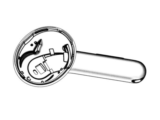Transparent earphone left middle shell / Cold Runner / Three-plates mold No.24207