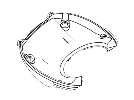 OEM / ODM : Plastic Injection Molds / Earphone left battery bracket (1*8) / hot sprue / cold runner. No.24209
