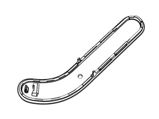 OEM/ODM Custom  Consumer Electronics Molds / Transparent earphone left rear cover trim (1*8) No.24215