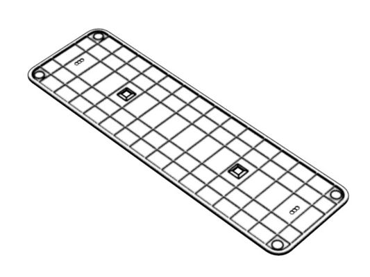 OEM / ODM ： Polypropylene Injection Molding & Disinfection box upper cover (1*1) No.23770