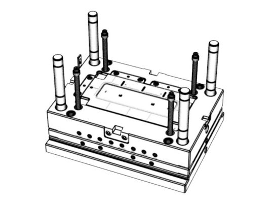 OEM / ODM ： Polypropylene Injection Molding & Upper Cover of Transparent Disinfection Box (1*1) No.23770