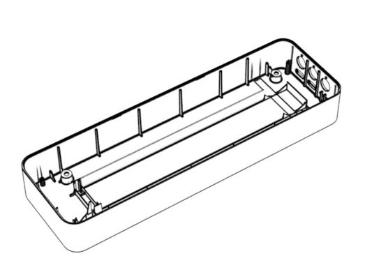 OEM / ODM ： Polypropylene Injection Molding & Disinfection box lower cover (1*1) No.23771